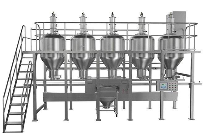 炭黑粉自动上料称重系统案例