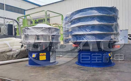 江苏王先生筛分药粉两台旋振筛发货