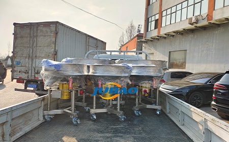 山东潍坊客户订购的高频筛发货中