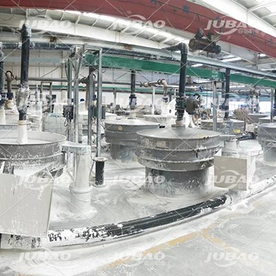 面粉振动筛分机现场