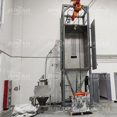 小袋、吨包投料站客户现场拍摄